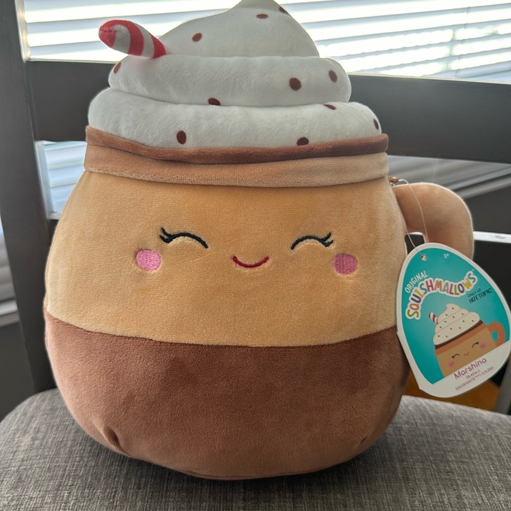 Squishmallow Marshina hot chocolate - 10” plush